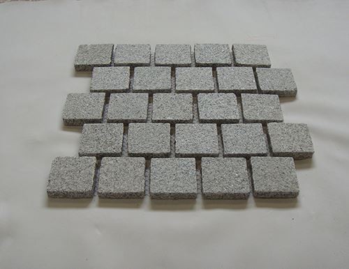 G603 Trommelgranit 4x4 Fliese